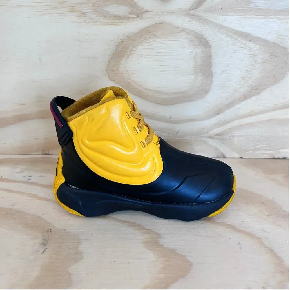 Nike -Air Jordan DRP 23 -Rain Boots -Black/Yellow -Toddler Kids -9C- CT5799-706